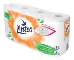 Papír toaletní Linteo 3-vrstvá celulóza/8ks