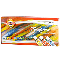 Barvy temperové 10ks/10ml KOH-I-NOOR