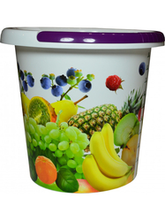Vědro 10L Mix ovoce celoplastové