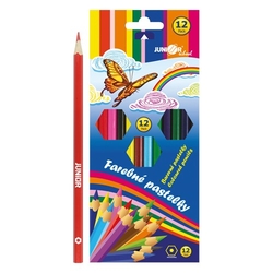 Pastelky 12ks šestihranné JUNIOR 