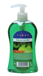 Vione tekuté mýdlo 500ml s pumpičkou zelené JABLKO