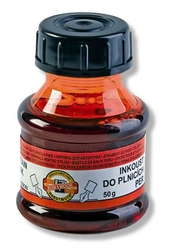 Inkoust červený 50g do plnícího pera KOH-I-NOOR