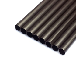 Brčka/slámky plast JUMBO 8x250mm/500ks černá