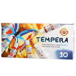 Barvy temperové 10ks/16ml KOH-I-NOOR