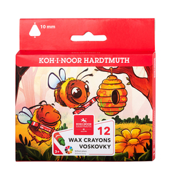 Voskovky 8272/12ks trojhranné silné KOH-I-NOOR